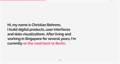 Desktop Screenshot of christianbehrens.com