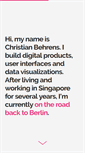 Mobile Screenshot of christianbehrens.com